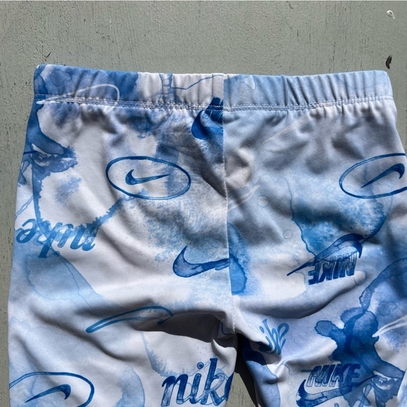 Girl's Nike Pants Multicolor Gradient Logo S Active Stretch Light Breath Gym Run - Picture 8 of 9